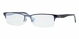 Ray Ban Eyeglasses RX6196 2653 Top Blue on Azure/Demo Lens 50mm