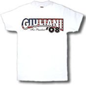 Giuliani for President 08 Adult T-Shirt