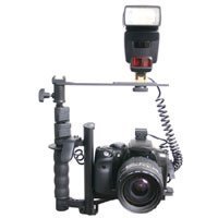 Digital Flash Bracket Kit With Off-Camera Cord & Cable Release for Canon EOS 1 Series 5D 10D 20D 30D 40D RS0420C3