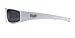 LOCS Original Gangster Shades Mens Flat Top Rectangular Sunglasses - White