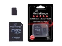 MediaRange SDHC 4GB Speicherkarte mit MicroSD Adapter Preisvergleich