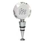 Rhinestone Monogram Bottle Stopper - M