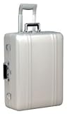 Zero Halliburton Zeroller Collection 24 Upright W/ Suiter Silver