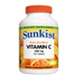 Sunkist Vitamin C 500mg Easy Swallow Tablets - 120 ea
