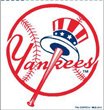 New York Yankees Small Static Cling