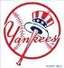 New York Yankees Small Static Cling