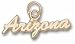 Arizona Wildcats Script "Arizona" Charm - 14KT Gold Jewelry