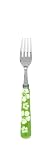 Sabre - Tiare - Fourchette à Gâteau - Vert Jardin - Inox - 18/10