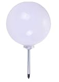 Solarleuchte 4 LEDs Mondlicht Solarkugel Ø 30 cm Erdspiess Parklampe Parkleuchte Parkbeleuchtung Wegelampe Wegeleuchte Wegebeleuchtung Gartenlampe Gartenleuchte Gartenbeleuchtung