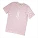 YSL Logo V neck Tee Pink Large