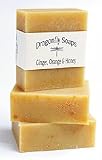 Ginger, Orange and Honey Soap - All Natural Handmade Soaps/ 2 Bars Ginger, Orange and Honey Soap - All Natural Handmade Soaps/ 2 Bars