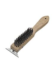 Buy 11 HEAVY DUTY COMMERCIAL WIRE GRILL BRUSH W SCRAPER