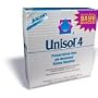 Unisol 4 preservative free pH-balanced saline solution contains 12 fl oz