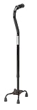Bariatric Heavy Duty Quad Base Cane (500lb Capacity) With 6x8 base