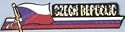 3" x 12" Czech Republic Bumper Sticker