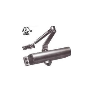 International 8051P - ADA (Handicap) Parallel Arm - Adjustable Spring Mount Door Closer - Adjustable Back-Check - Adjustable Spring Power Range - Opening Force to Size 5 - Finish: (DU) Storefront Bronze