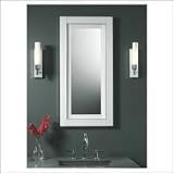 Robern Candre, White Cabinet with Chrome Framed Mirror - MP20D4CDW
