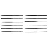 Cooper Hand Tools 183-37898: X.F® Swiss Pattern Knife Needle Files