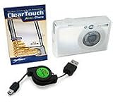 Canon PowerShot SD400 FlexiSkin Starter Kit (ClearTouch Anti-Glare, Frosted Clear)