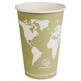 ECO-PRODUCTS,INC. / ECOEPBHC16WA / PLA Plastic Hot Cups, 16 Ounces, Magenta World Design, 1000 Per Case / Sold as 1 CT