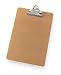 Dakota Designs 2LJY2 Clipboard, Masonite, 6 1/2 x 9 1/2, Brown