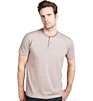 Pure Cotton Notched Neck T-Shirt