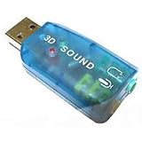 USB 5.1 Stereo Sound Card Adaptor - Windows 7 Compatible