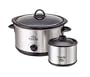 Crock-Pot Slow Cooker SCR503-UM Round 5qt  with Little Dipper Warmer