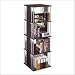 Atlantic 82635385 Typhoon 216 CD/144 DVD/BluRay/Games Wood/Wire Spinner with Silver Finished Steel Rods (Espresso)