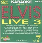 Chartbuster Karaoke: Elvis Presley Live, Vol. 3