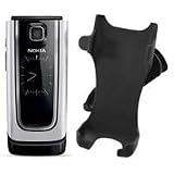 PREMIUM RUBBERIZED COATED ELITE SWIVEL BELT CLIP HOLSTER for NOKIA 6555 - RETAIL PACKAGING