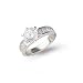 Sterling Silver CZ Solitaire Ring