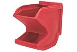 Akro Bins Gravity Hopper Bin 11W X 18D X 19-1/2H Red
