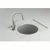 Kohler K-6654-2U Tandem Utility Sink, Sea Salt