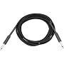 Musicians Gear Braided Instrument Cable 1/4", Black 10 Foot