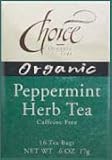 Choice Organic Teas Peppermint Herb Tea