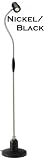 Serious Readers Alex 'Reading' Floor Light with NICKEL arm color and Black Handle ~ provides 6 times more light on the page compared with a 60 watt filament bulb ~ Specialised reading light with focused beam - Latest Version - Energy Efficient: 360 watts output but uses only 20 watts of power - replacement bulb supplied with each light ordered - Position of ON/OFF switches: Back of Lamp Head and in Flex - Made in Great Britain - this is the 115 Volts U.S.A. version fitted with American standard flat bladed plug - Delivered Ready Assembled - *** Returns not Possible ***