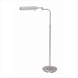 Home Office Collection Swing Arm Pharmacy Nickel Floor Lamp
