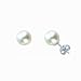 Natural White 5.5-6mm Round Cultured Pearl Studs Earrings (Available: Sterling Silver or 14K White Gold)