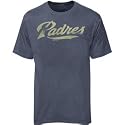 Majestic San Diego Padres Heather Blue Cooperstown Big Time Play T-shirt