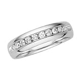 14kt. White Gold 1/2 ct. tw. Men's Diamond Wedding Band
