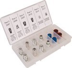 FJC 2686 - 12 Piece Oe R134A Replacement Service Port Cap Assortment - FJC - 2686