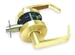 Battalion 1TPK1 Lever Lockset, Medium Duty, Brass, Passage
