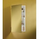NuTone 869P24WH Specialty Recessed 15W x 26H Flush Mount Frameless Mirror Medicine Cabinet