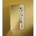 Broan-NuTone 869P24WHG Frameless, polished mirror, glass shelves