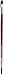 da Vinci Oil & Acrylic Series Oil Paint Brush, Filbert Russian Black Sable, Size 12 (1845-12)
