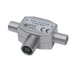 Hama Easy Line Koax Verteiler terrestrisch 2 Leitungen / Splitter ( Zweitgeraete Verteiler)
