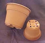 Orchid Pots 6 inch Terra Cotta Colored Plastic