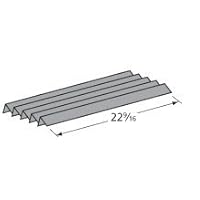 Music City Metals 95365 Porcelain Steel Heat Plate Replacement for Select Weber Gas Grill Models, Set of 5