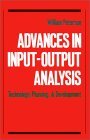 Advances in Input-Output Analysis: Technology, Planning, and Development